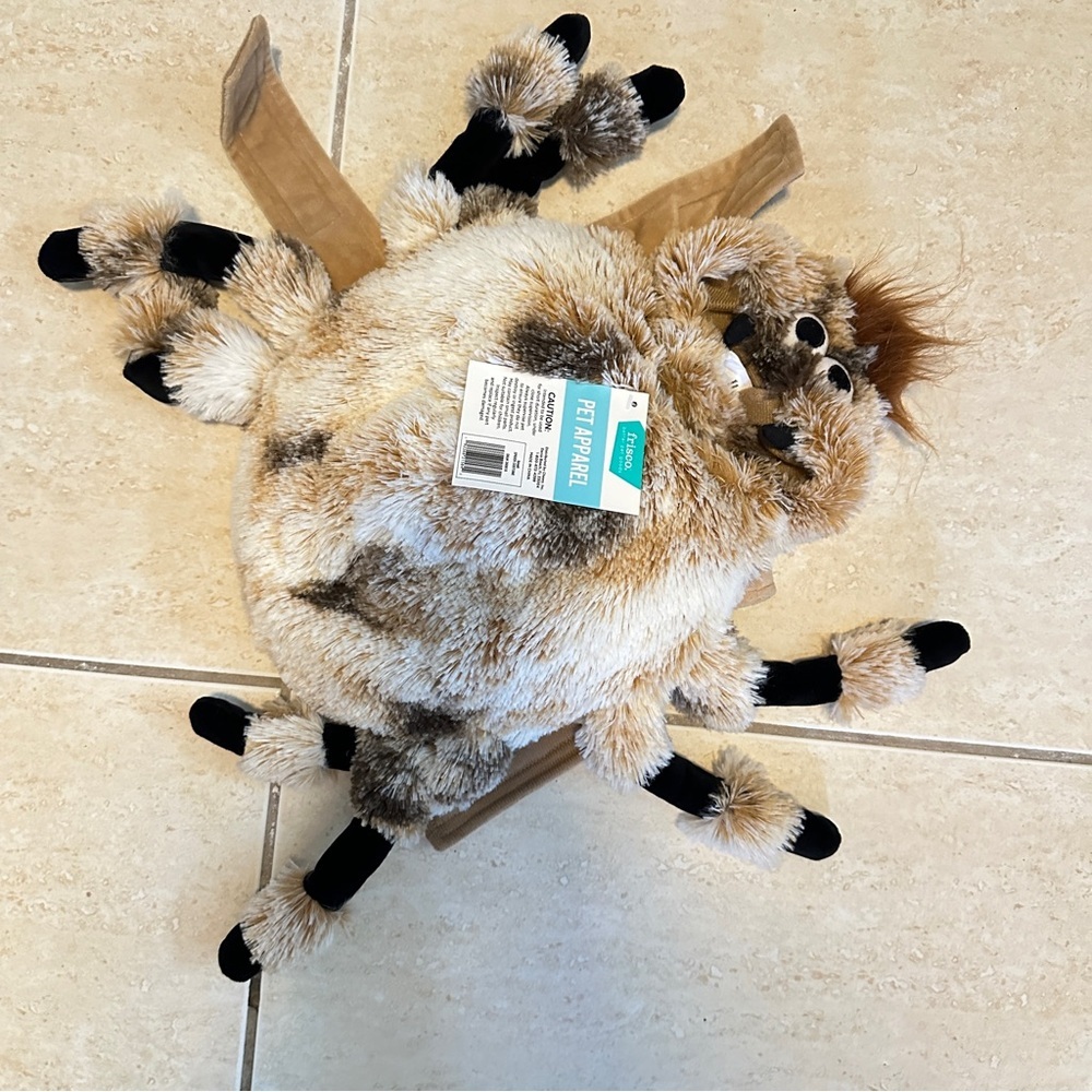 Custom dog Fuzzy Spider Pet Toy